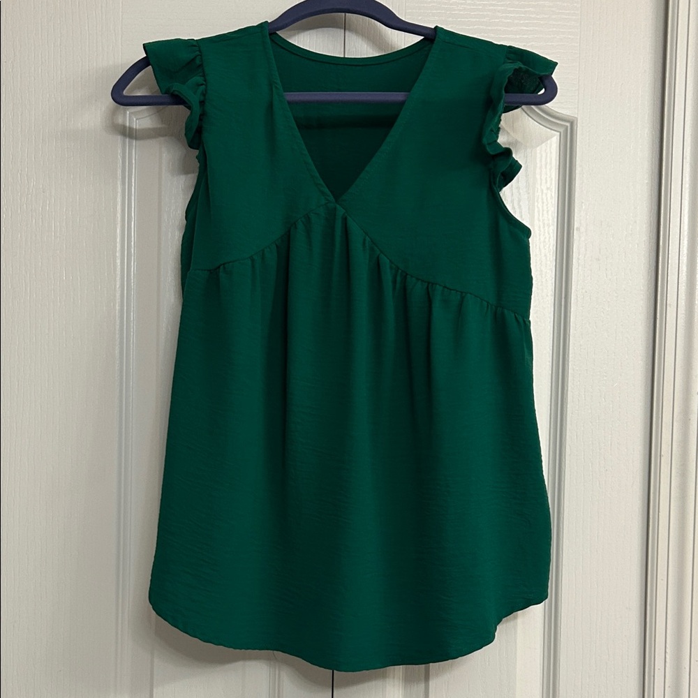 Elegant Green Women's Top